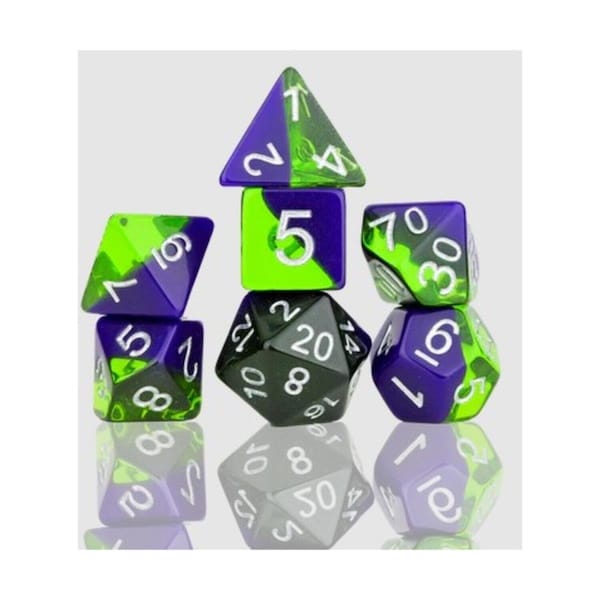 Poco Sea Glass Dice - Set of 7 PO3301239 - main
